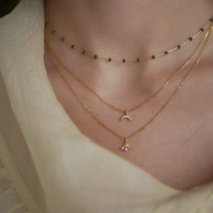 ENAMEL Copenhagen Necklace, Cherry 4 ENAMEL Copenhagen Necklace, Cherry - Billede 2