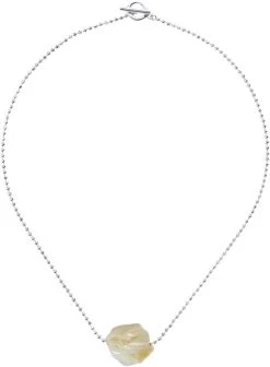 Mango Stone Pendant Necklace -Enamel Copenhagen Salg 37000175 PL B3