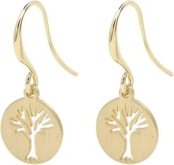 Pilgrim Øreringe : Elin_PI : Guldbelagt