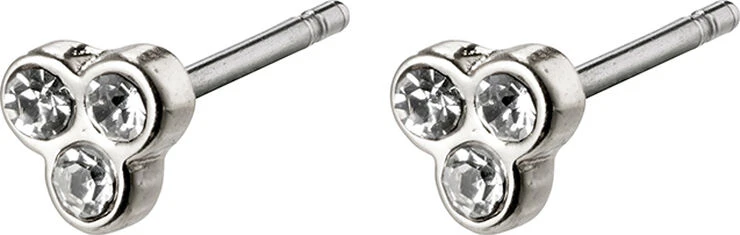 Pilgrim Øreringe, Caily, Sølvbelagt, Krystal 3 Pilgrim Øreringe, Caily, Sølvbelagt, Krystal