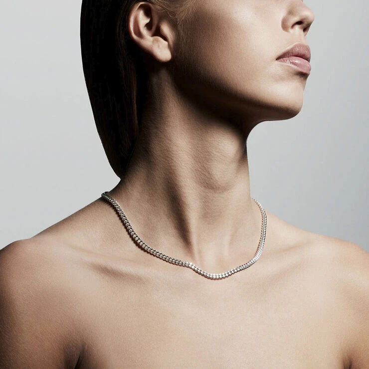 Pilgrim Halskæde : Fuchsia : Sølvbelagt 4 Pilgrim Halskæde : Fuchsia : Sølvbelagt - Billede 2