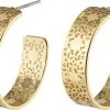 Pilgrim MEDIUM GOLD-PLATED CAROL HOOPS 1 Pilgrim MEDIUM GOLD-PLATED CAROL HOOPS -Enamel Copenhagen Salg 5700560080386