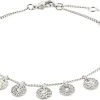 Pilgrim SILVER-PLATED CAROL BRACELET W/ SMALL FILIGREE COINS -Enamel Copenhagen Salg 5700560080478