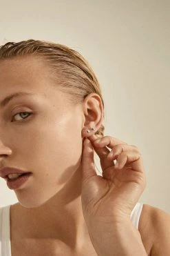 Pilgrim SILVER-PLATED KAMARI STUD SET W/ CRYSTALS -Enamel Copenhagen Salg 5700560080935 2