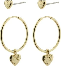 Pilgrim Øreringe : Jayla : Guldbelagt