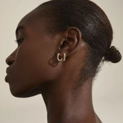 Pilgrim Øreringe : Ester : Guldbelagt : Kry -Enamel Copenhagen Salg 5700560085855 1