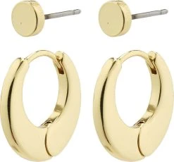 Pilgrim Øreringe : Eilish : Guldbelagt