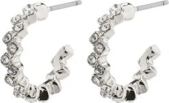 Pilgrim Øreringe : Ester : Sølvbelagt : Kry