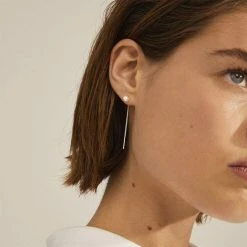 Pilgrim Øreringe : Elba : Sølvbelagt : Hvid 7 Pilgrim Øreringe : Elba : Sølvbelagt : Hvid -Enamel Copenhagen Salg 5700560086180 1