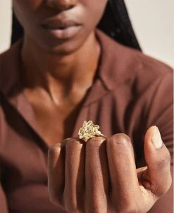 Pilgrim ENERGETIC Organisk Krystal Ring Guldbelagt -Enamel Copenhagen Salg 5700560087835 3