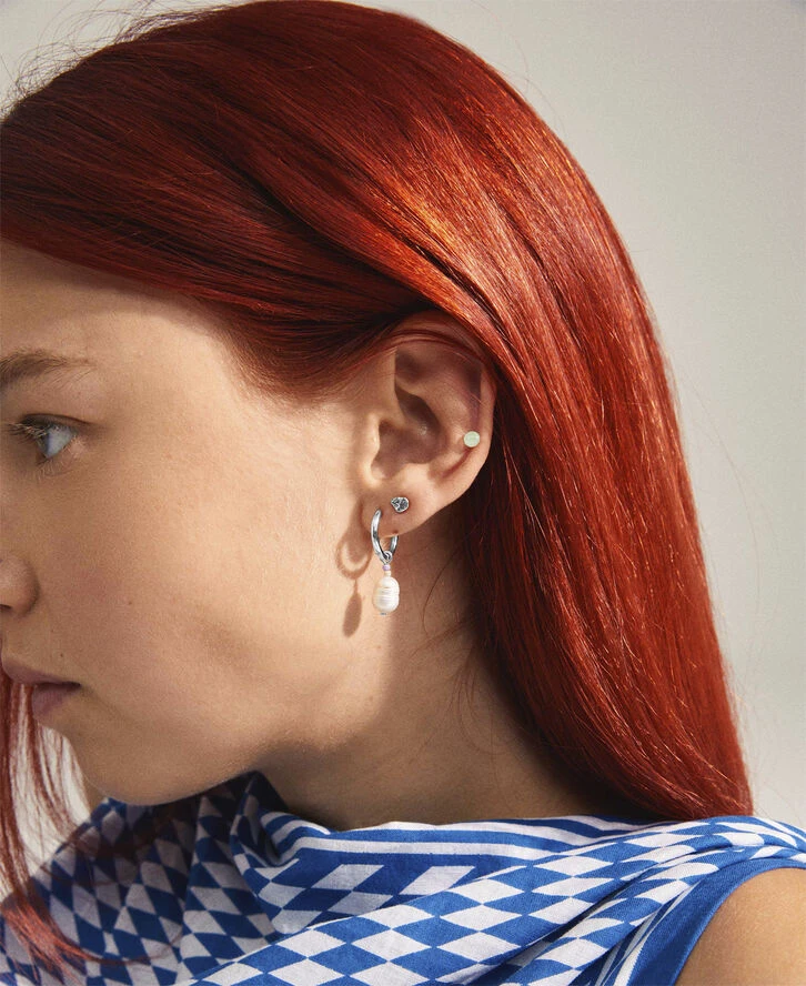 Pilgrim ENERGETIC Ferskvandsperle øreringe 3-i-1 Sæt Sølvbelagt 4 Pilgrim ENERGETIC Ferskvandsperle øreringe 3-i-1 Sæt Sølvbelagt - Billede 2