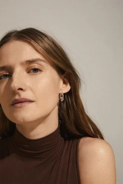 Pilgrim TAFFY Recycled Large Swirl Hoop Earrings Silver-plated -Enamel Copenhagen Salg 5700560090521 2