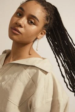 Pilgrim WILLPOWER Pearl Earrings Silver-plated -Enamel Copenhagen Salg 5700560092747 2