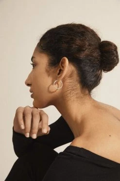 Pilgrim SOLIDARITY Recycled Large Bubbles Hoops Silver-plated -Enamel Copenhagen Salg 5700560093041 2