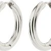 Pilgrim EDEA Recycled Hoops Silver-plated -Enamel Copenhagen Salg 5700560094185