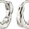 Pilgrim EDDY Recycled Organic Shaped Mini Huggie Hoops Silver-plated 2 Pilgrim EDDY Recycled Organic Shaped Mini Huggie Hoops Silver-plated -Enamel Copenhagen Salg 5700560094512