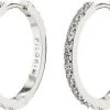 Pilgrim EBNA Medium Crystal Hoops Silver-plated 1 Pilgrim EBNA Medium Crystal Hoops Silver-plated -Enamel Copenhagen Salg 5700560094642