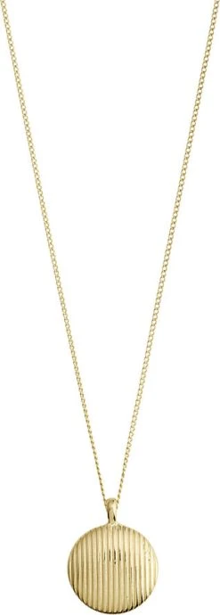 Pilgrim XENA Recycled Coin Necklace Gold-plated