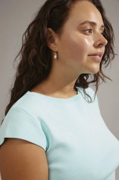 Pilgrim BAKER Freshwaterpearl Earrings Gold-plated -Enamel Copenhagen Salg 5700560095151 2