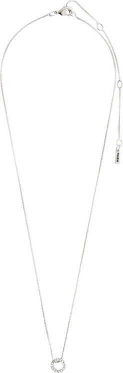 Pilgrim ROGUE Recycled Crystal Halo Necklace Silver-plated 7 Pilgrim ROGUE Recycled Crystal Halo Necklace Silver-plated -Enamel Copenhagen Salg 5700560095397 1