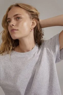 Pilgrim AUBRIE Hoop Earrings Multi/silver-plated 6 Pilgrim AUBRIE Hoop Earrings Multi/silver-plated -Enamel Copenhagen Salg 5700560095496 m1