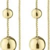 Pilgrim ETINE Recycled Chain Earrings Gold-plated -Enamel Copenhagen Salg 5700560095717