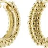 Pilgrim ANITTA Recycled Bubbles Hoop Earrings Gold-plated -Enamel Copenhagen Salg 5700560095731