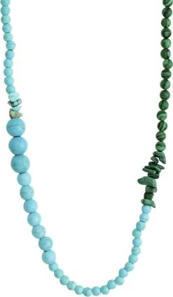 Pilgrim SOULMATES Necklace Blue/gold-plated