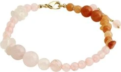 Pilgrim SOULMATES Bracelet Rose/gold-plated