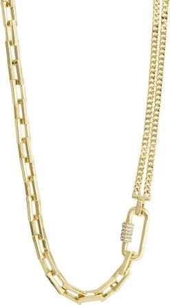 Pilgrim BE Cable Chain Necklace Gold-plated -Enamel Copenhagen Salg 5700560095977