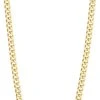 Pilgrim BREATHE Recycled Curb Chain Necklace Gold-plated -Enamel Copenhagen Salg 5700560096127
