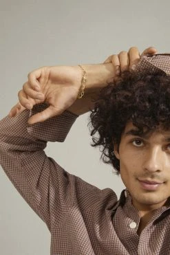 Pilgrim PAUSE Recycled Cable Chain Bracelet Gold-plated -Enamel Copenhagen Salg 5700560096479 m3