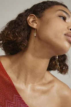 Pilgrim PAUSE Multicolored Chain Earrings Gold-plated -Enamel Copenhagen Salg 5700560096554 m1