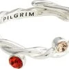 Pilgrim PAUSE Recycled Crystal Ring Rose/silver-plated -Enamel Copenhagen Salg 5700560096622