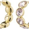 Pilgrim CALLIE Recycled Crystal Hoops Rose/gold-plated -Enamel Copenhagen Salg 5700560097025