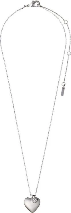 Pilgrim Halskæde Sophia_pi Sølvbelagt Krystal