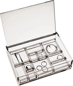 Nomess Copenhagen Clear Jewellery Box (packed W. Clear Momabox)