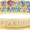 Sif Jakobs Jewellery CORTE DUE RING -Enamel Copenhagen Salg 5710698056245 SJ R10762 XCZYG 50