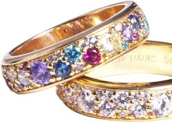 Sif Jakobs Jewellery NOVARA PICCOLO EARRINGS -Enamel Copenhagen Salg 5710698063212 SJ R1062 XCZYG 50 2