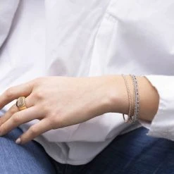 Sif Jakobs Jewellery ELLERA BRACELET 16 Sif Jakobs Jewellery ELLERA BRACELET -Enamel Copenhagen Salg 5710698067340 SJ B2869 CZYG 19 1