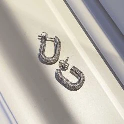 Sif Jakobs Jewellery CAPRI PICCOLO PIANURA EARRINGS -Enamel Copenhagen Salg 5710698073389 SJ E62009 CZ SS 2