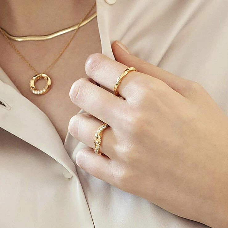 Sif Jakobs Jewellery FERRARA PICCOLO PIANURA RING 4 Sif Jakobs Jewellery FERRARA PICCOLO PIANURA RING - Billede 2