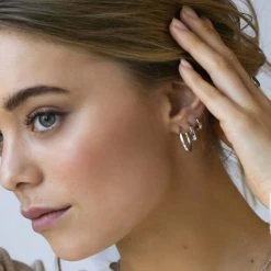 Sif Jakobs Jewellery ELLERA PIANURA EARRINGS -Enamel Copenhagen Salg 5710698074133 SJ E12019 SS 1