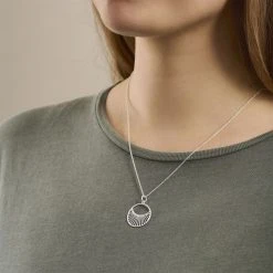 Pernille Corydon Jewellery Daylight Necklace Short 40-48 Cm -Enamel Copenhagen Salg 5711980006771