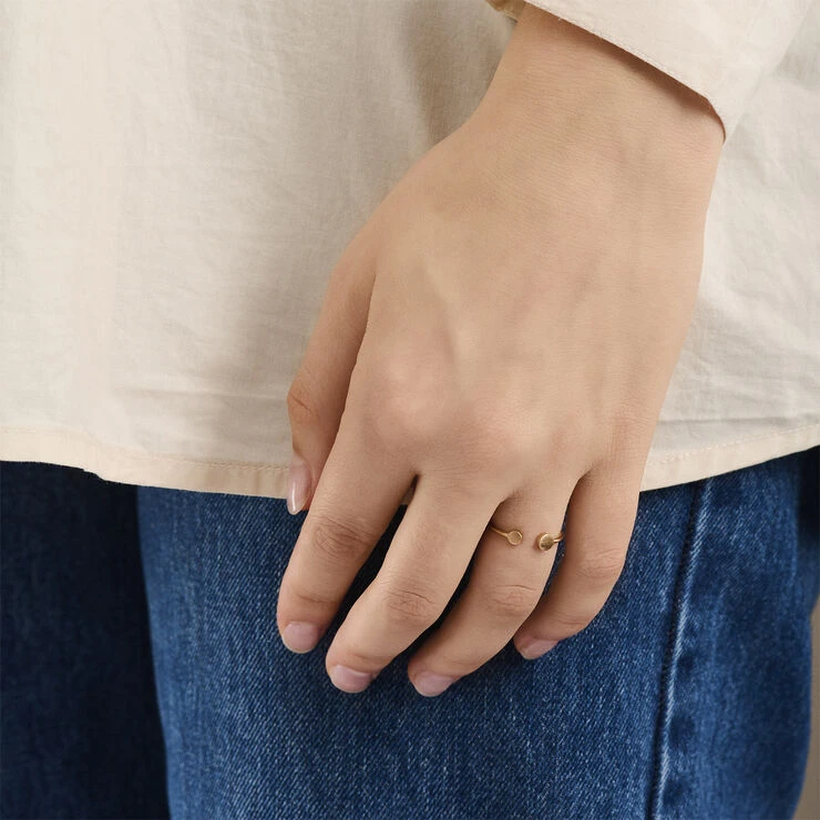 Pernille Corydon Jewellery Mini Coin Ring Adjustable 4 Pernille Corydon Jewellery Mini Coin Ring Adjustable - Billede 2