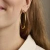 Pernille Corydon Jewellery Orbit Hoops Size 50 Mm -Enamel Copenhagen Salg 5711980045404