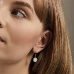 Pernille Corydon Jewellery Aura Blue Earhooks -Enamel Copenhagen Salg 5711980050224