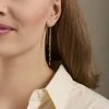 Pernille Corydon Jewellery Flow Earhooks Length 7 Cm -Enamel Copenhagen Salg 5711980051078