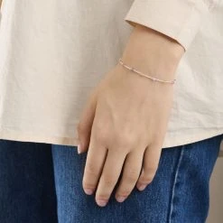 Pernille Corydon Jewellery Rainbow Bracelet Adj. 16-19 Cm -Enamel Copenhagen Salg 5711980051559