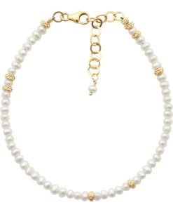 BeChristensen Lauren Pearl Bracelet - Gold
